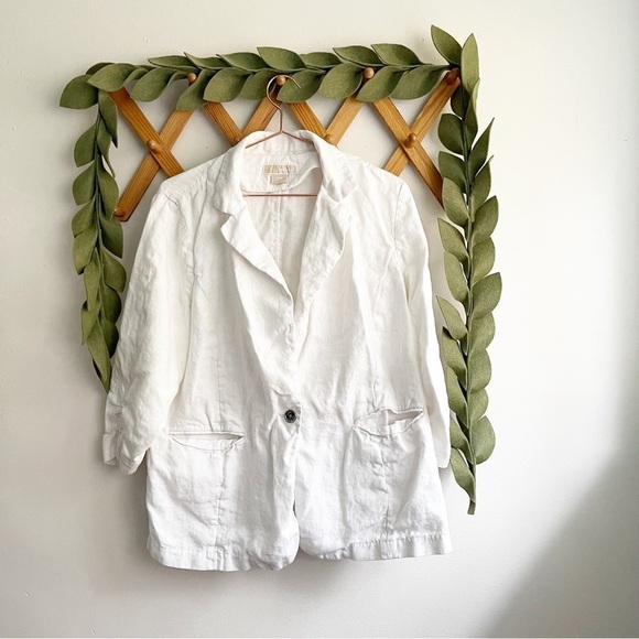Michael Kors Jackets & Blazers - Michael Kors White Linen Blazer